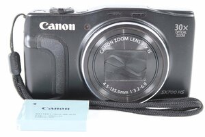 Canon キャノン PowerShot SX700 HS 4.5-135.0mm F3.2-6.9 ブラック コンパクト デジタルカメラ 2231-TE
