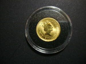 オーストラリア　ナゲット金貨1/10オンス　条件付き送料無料