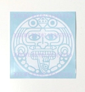 【カッティング ステッカー シール】AZTEC CALENDAR FACE MAYAN MEXICO アステカカレンダー マヤ メキシコ 古代文明 太陽の暦 石 
