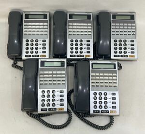 MW0206◆ジャンク まとめ売り◆ パナソニック Panasonic Telsh-V 12キー電話機 D VB-E411D-KS ビジネスフォン 電話 合計5台セット