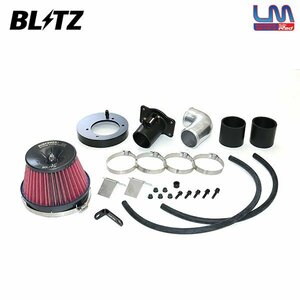 BLITZ ブリッツ サスパワー コアタイプLM レッド エアクリーナー フィット GK5 H25.9～R2.2 L15B 59223
