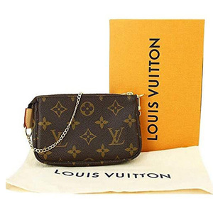 ルイヴィトン ポーチ M58009 ミニ・ポシェット・アクセソワール モノグラム ミニアクセサリーポーチ LOUIS VUITTON ブラウン レディース