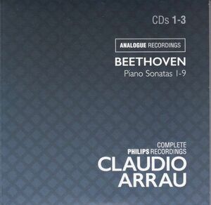 [3CD/Decca]ベートーヴェン:ピアノ・ソナタ第1-9番/C.アラウ(p) 1963-1966