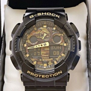 【カシオ】 ジーショック 新品 腕時計 ブラック 未使用品 GA-100CF-1A9JF CASIO 男性 メンズ