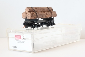 Micro Trains 113520 30 ft skeleton log car　木材運搬車