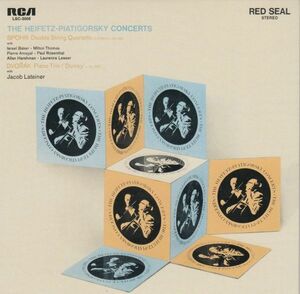 [CD/Rca]ドヴォルザーク:ピアノ三重奏曲第4番ホ短調Op.90他/J.ラティナー(p)&J.ハイフェッツ(vn)&G.ピアティゴルスキー(vc) 1968.7他