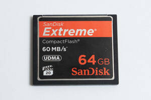 #70b SanDisk サンディスク Extreme 64GB CFカード コンパクトフラッシュ 60MB/s UDMA