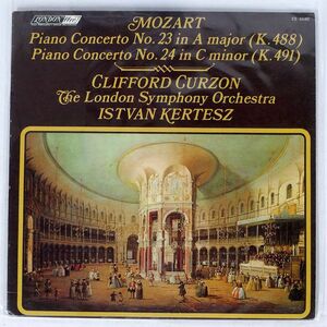 米 CURZON KERTESZ/MOZART: PIANO CONCERTO NO. 23 IN A MAJOR, K.488/LONDON CS6580 LP