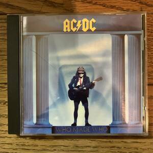 US盤　CD AC/DC Who Made Who 81650-2 ケース破損