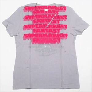 [cc]/ 未使用品 Tシャツ /『Mr.Children 2009 SUPERMARKET FANTASY / XSサイズ / ラメVネック ピンク』/ ミスター・チルドレン、ミスチル
