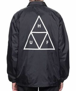 HUF Triple Triangle Coaches Jacket Black XXL コーチジャケット