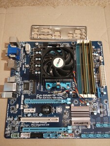 マザーボード　GIGABYTE GA-F2A75M-D3H　CPU メモリ　セット　CPU　AMD A4-5300メモリ　1600 2gbが2枚　4gb　a10 6800k搭載可能