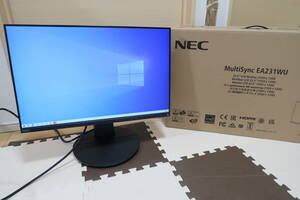【使用期間３週間】NEC／MultiSync LCD-EA231WU-BK [22.5インチ] WUXGA 液晶ディスプレイ 液晶モニター PC パソコン IPSパネル ノングレア