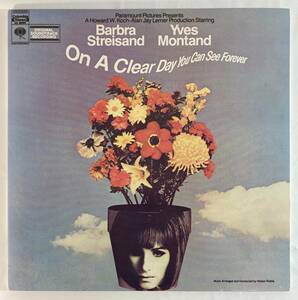 晴れた日に永遠が見える (1970) バートン・レイン 編曲：ネルソン・リドル 米盤LP Columbia AS 30086 STEREO 見開き