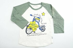 中古 子ども用 15/16 GITA 14SS-MR105/ロングTシャツ KIDS 130サイズ スノーボードインナー ジータ