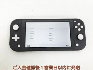 【1円】任天堂 Nintendo Switch Lite 本体 グレー 初期化/動作確認済 ニンテンドースイッチライト M05-006kk/F3