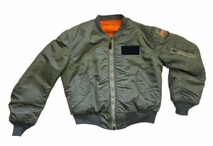 米軍MA-1フライトジャケット アルファ社製 1974年製官給品 Mサイズ US AIR FORCE空軍ベトナム戦争ナム戦パイロット用アメリカ軍 0971