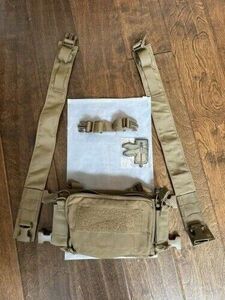 Haley Strategic Partners D3CRM Coyote Brown Micro Chest Rig w/ Dragonfly Patch 海外 即決