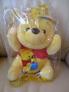 ■PA-① baby Pooh【プーさん/ビニールバッグ入り】ベイビープー かわいい やさしい お顔 やわらか マスコット ぬいぐるみ お人形 Disney 