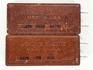 Western Electric 537B 14700PFD 2個 [32813]