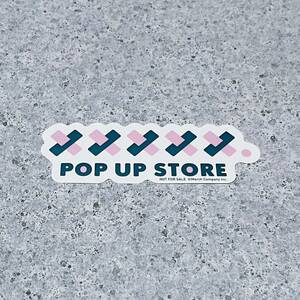 xxxxx.POP UP STORE ステッカー シール ジャニショ ジャニーズショップ xxxxx POP UP STORE