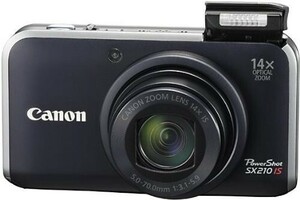 Canon デジタルカメラ PowerShot SX210 IS ブラック PSSX210IS(BK)