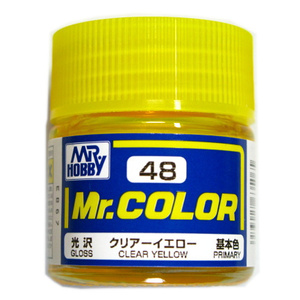 Mr.カラー (48) クリアーイエロー 基本色　光沢 GSIクレオス 即♪≫
