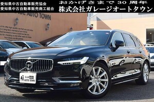 人気のブラック 希少ディーゼル ボルボ V90 D4 インスクリプション パノラマサンルーフ キャメルレザー 正規ディーラー車