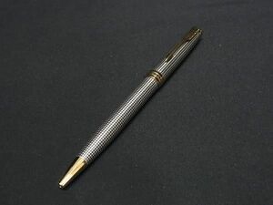 1円 ■極美品■ PARKER パーカー ツイスト式 ボールペン 文房具 筆記用具 ステーショナリー シルバー系×ゴールド系 AW6259