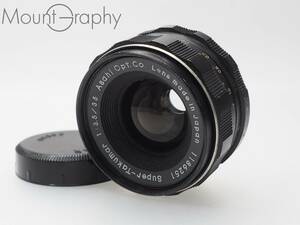 ★実用美品★ PENTAX ペンタックス Super-Takumar 35mm F3.5 ★完動品★ 後キャップ付 #i3139