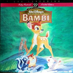 米2discs LASERDISC Anime Bambi NONE NOT ON LABEL /01200