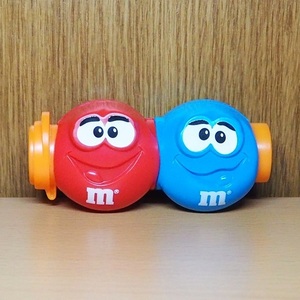 エムアンドエムズ　ｍ＆ｍ　バーガーキング　フィギュア　レッド　ブルー　オモチャ　1997　m&m’ｓ　アメトイ　ミールトイ　フードトイ