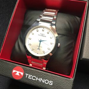 TECHNOS テクノス T9B10CS ○未使用品○美品 クォーツ ※バッテリー切れ扱い