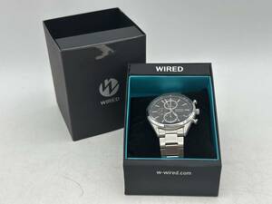 SEIKO セイコー　本物　WIRED ワイヤード　7T92-0SM0　メンズ　クロノグラフ　腕時計　稼働品