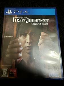 PS4 ソフト ロストジャッジメント 裁かれざる記憶 LOST JUDGMENT キムタク