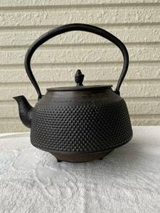 委託品　鉄器　鉄瓶　茶道具　台付　中古品