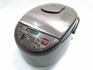 ★動作品 日立 RZ-A18KSM 圧力IHジャー 炊飯器 10合炊き 1升炊き HITACHI ライトブラウン 2019年製 A-0427-3 @100★