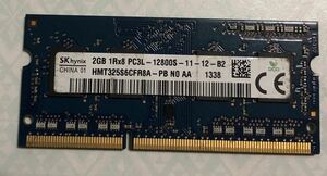SKhynix 2GB 1Rx8 PC3L-12800S-11-12-B2