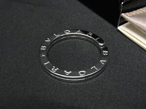 1円 ■新品■未使用■ BVLGARI ブルガリブルガリ SV925 キーホルダー キーリング ペンダントトップ チャーム シルバー系 BJ1629