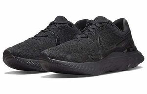 NIKE REACT INFINITY RUN FK 3 DH5392-005/27.5cm FlywireとFlyknitを組み合わせた最新のアッパーで必要な部分のサポート力と通気性を強化