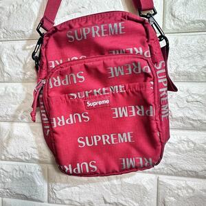supreme 3M Reflective Shoulder Bag Red