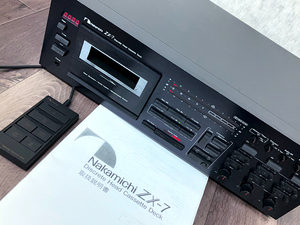 ■Nakamichi ZX-7 カセットデッキ リモコン・説明書付属 ナカミチ 中道■