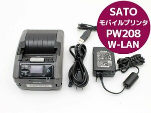 送料無料キャンペーン♪ SATO モバイルプリンター ラベルプリンター Petit lapin（プチラパン） PW208 W-LAN Y61N