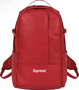 Supreme Leather Backpack（正規品 本物 box loto tee mm6パーカー スウェット リュックbagショルダーnikeデニムTシャツ バギー レザーdunk