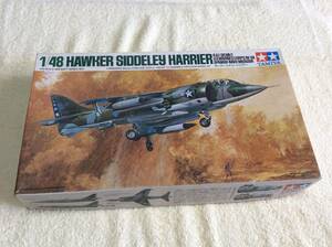 【定形外710】ホーカー・シドレー ハリアー AV-8A 1/48 TAMIYA【箱絵・高荷 未組立】