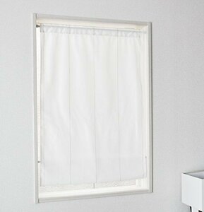 遮熱UVカット小窓用ミラーレースカーテン【クルーン】
