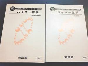 河合塾　大西先生　高3化学　ハイパー化学　解説編　1・2学期　フルセット　現役最上位クラス　河合塾　駿台　鉄緑会　Z会　東進 