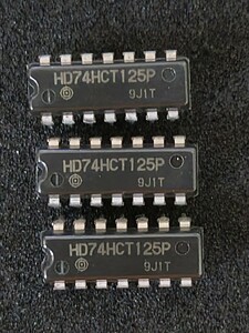 HD74HCT125P（3個セット） 日立製 高速CMOS IC 74HC125