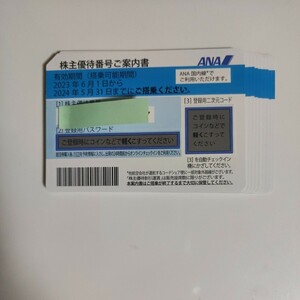 ★送料込★ＡＮＡ株主優待券10枚セット★全日空★期限 2024年5月31日★