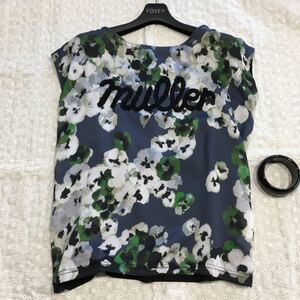 1回着用*美品*muller ミュラー*パンジー*異素材カットソー*サイズ36*Mサイズの方も余裕